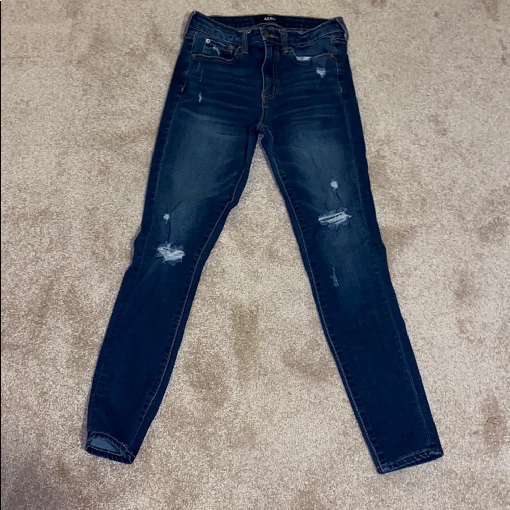 Aeropostle skinny ripped jeans